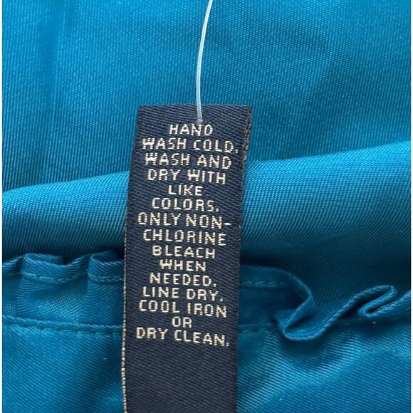 Banana Republic - Silk Blend Blouse - Peacock Blue - Size S - NWT - Picture 9 of 10